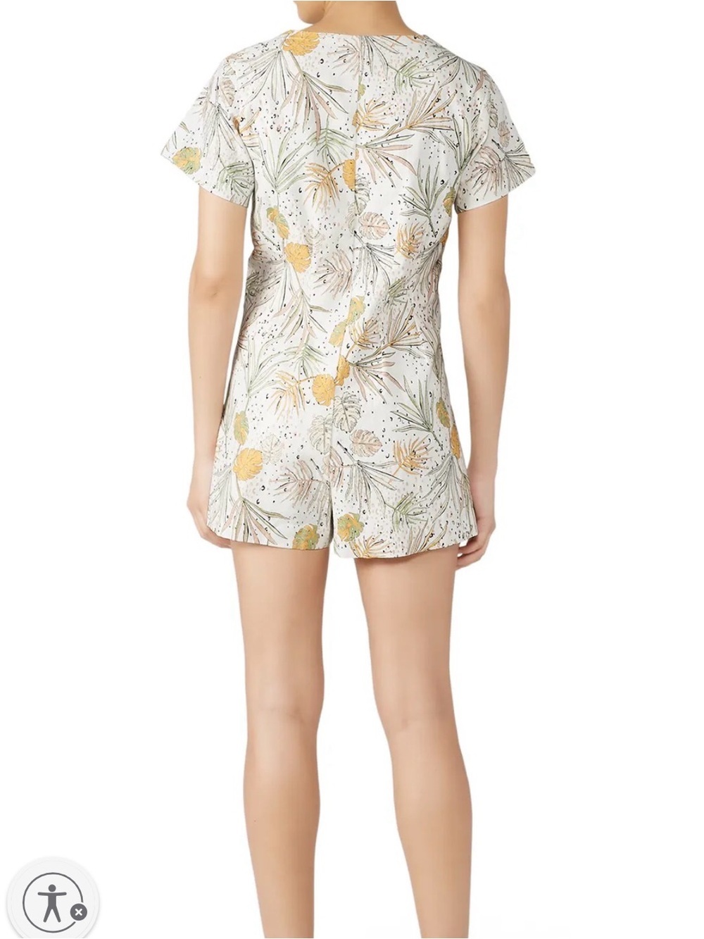 MINKPINK Tropical Floral Romper | Rent the Runway | Size Petite Friendly - Picture 4 of 7